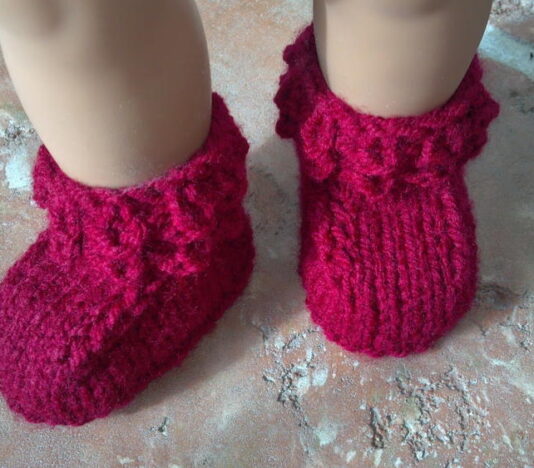 Crocodile stitch crochet baby boots | see how to