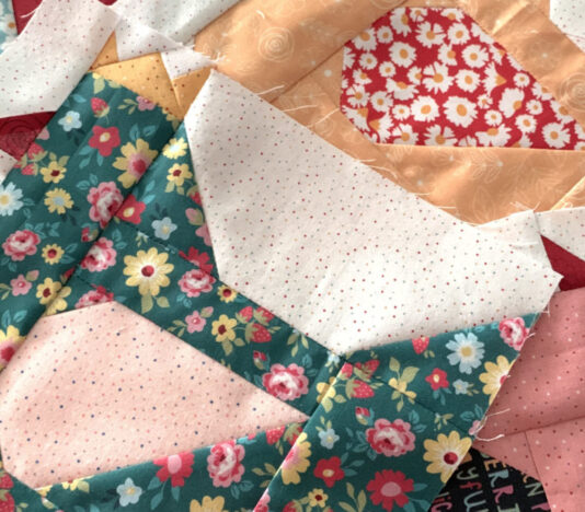 Kisses Quilt Patchwork | Learn how to do it here with a beautiful step by step