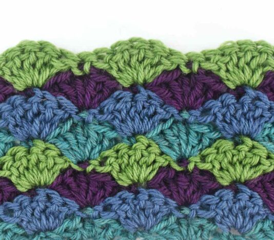 How to Crochet the Fan Stitch