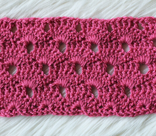 How to Crochet the Fan Stitch